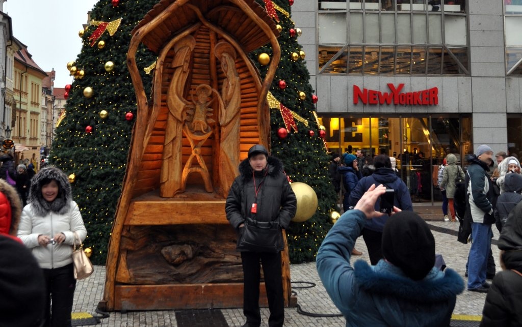 Betlém, jesličky, ulice, lidé  / -ima-